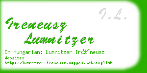 ireneusz lumnitzer business card